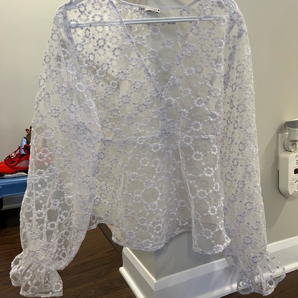 Zara sheer top - Picture 3 of 4